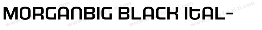 MorganBig Black Ital字体转换
